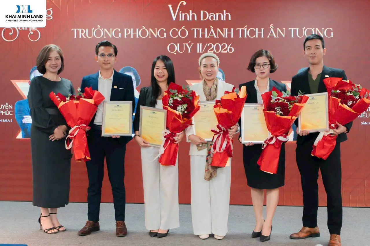 Lễ vinh danh trưởng phòng có thành tích ấn tượng Quý II/2026